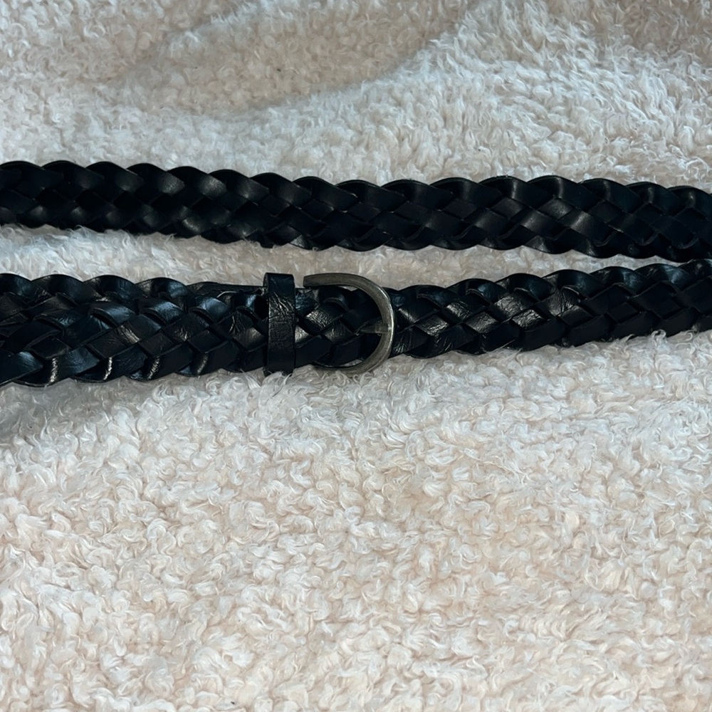 Black Braided Belt